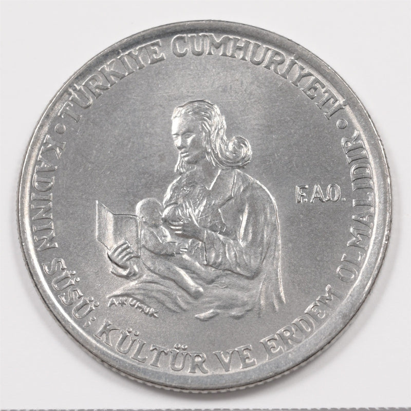 Turkey 1976 Year of the Child / Woman in Culture and Virtue 5 Lira P1918000