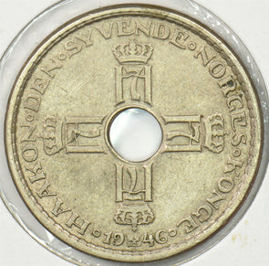Norway 1946 Krone P150275 combine shipping1
