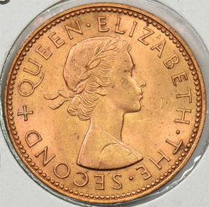 New Zealand 1965 1/2 Penny P900299 combine shipping1