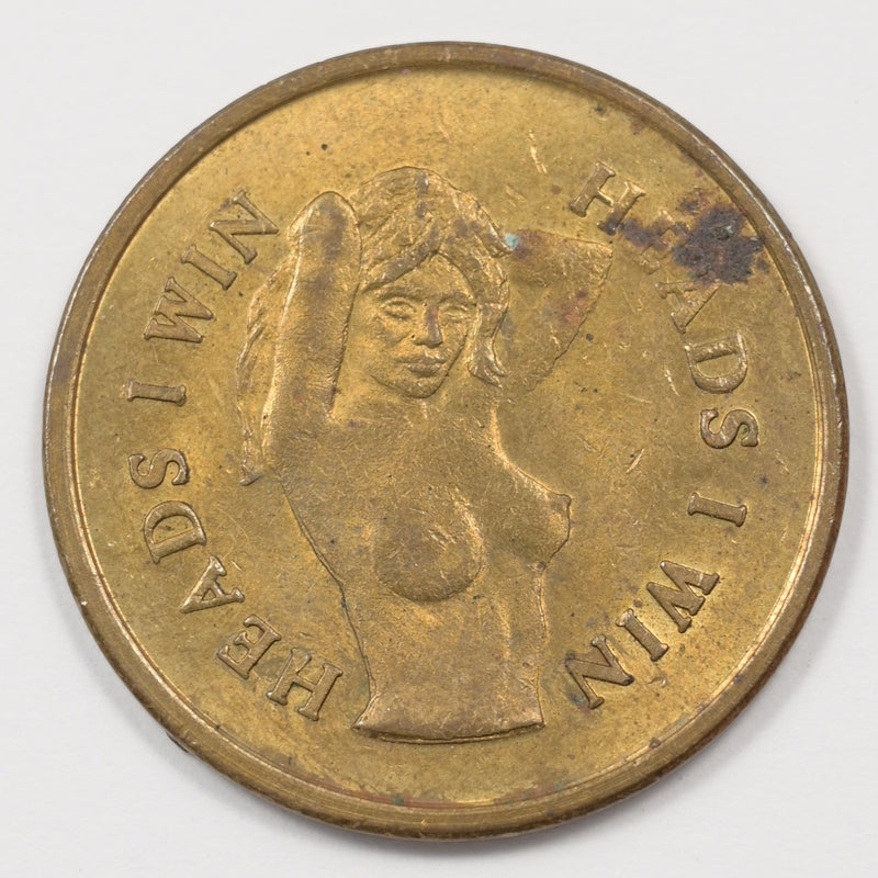 Heads I Win Tails You Lose-Novelty/Erotic Trade Token P9040160