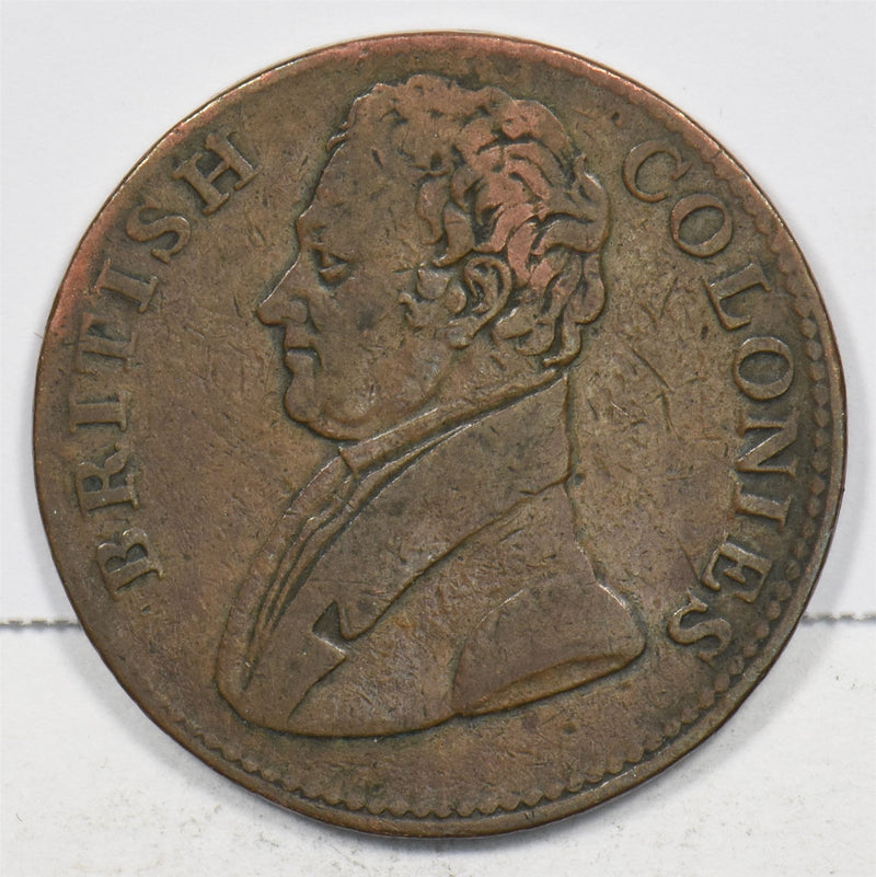 Jamaica 1825 Penny British Colonies Trade George IV P490356 combine shipping0
