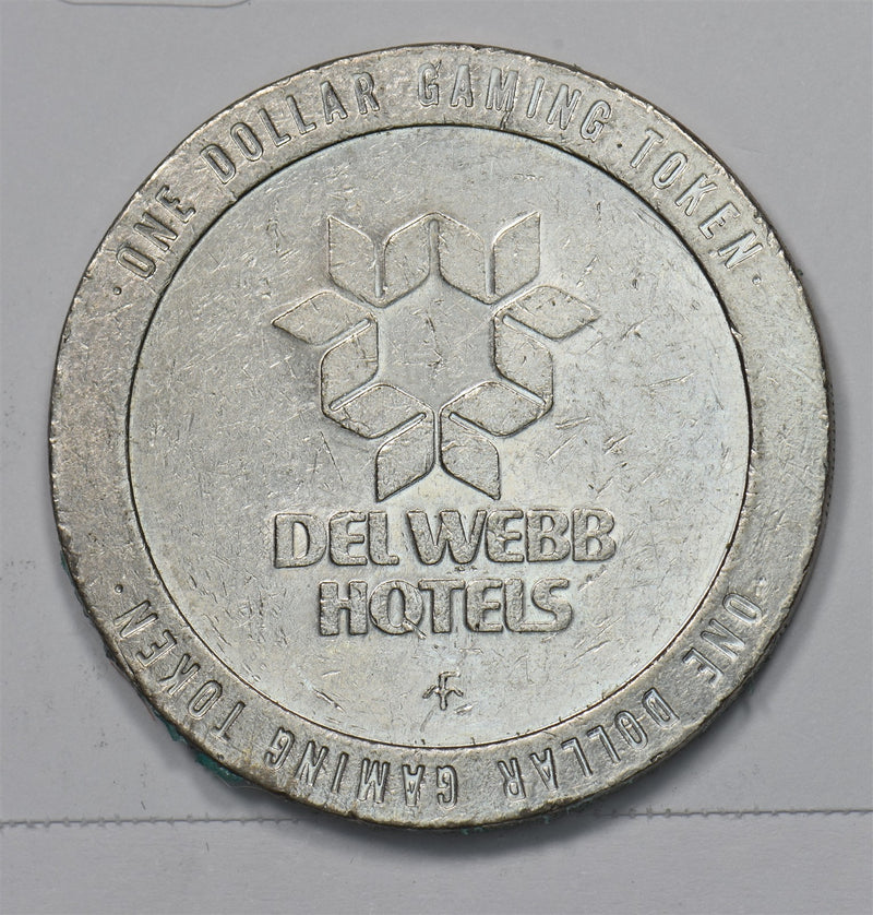 1979-FM Del Webb Hotels / Sahara Tahoe Dollar Casino Gaming Token P9030790