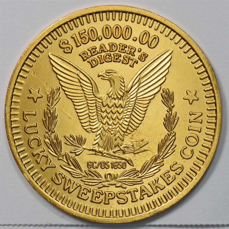 US Token/Medal $150,000 Readers Digest Lucky Sweepstakes P903495 combine shippin0