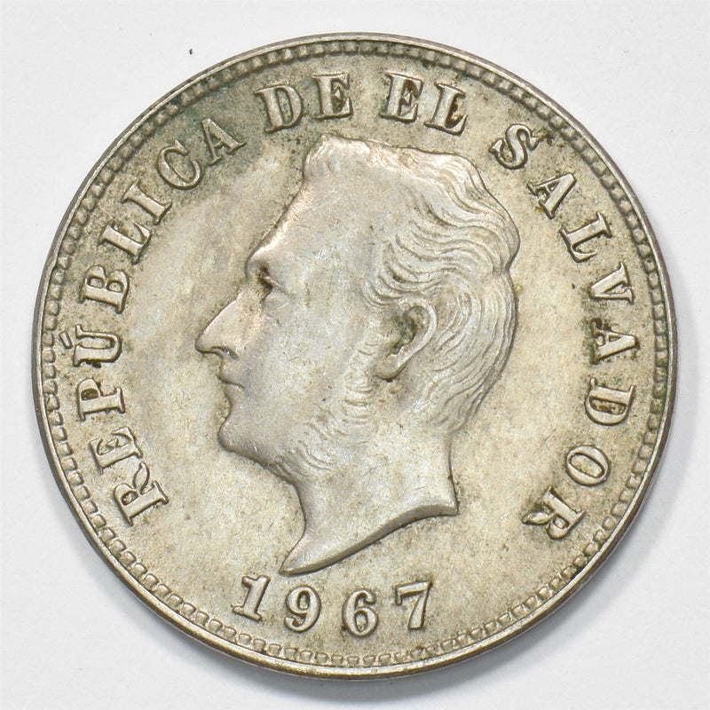 El Salvador 1967 Francisco Morazan 5 Centavos P2401870