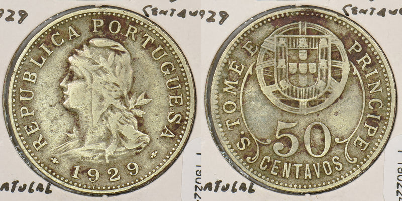 Portugal 1929 50 Centavos P190224 combine shipping0