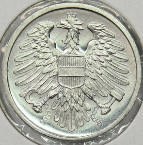 Austria 1966 2 Groschen Eagle animal P150221 combine shipping0