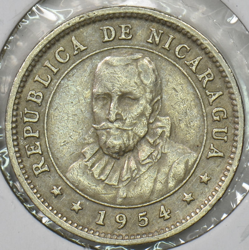 Nicaragua 1954 5 Centavos P190363 combine shipping0