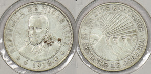 Nicaragua 1912 25 Centavos P290404 combine shipping0