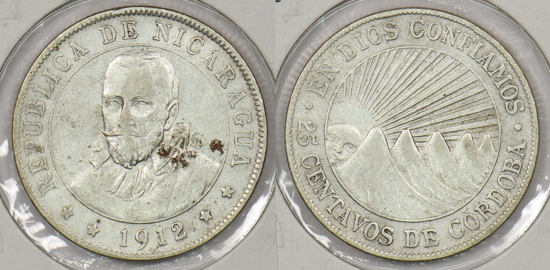 Nicaragua 1912 25 Centavos P290404 combine shipping0