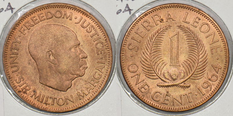 Sierra Leone 1964 Cent P190231 combine shipping0