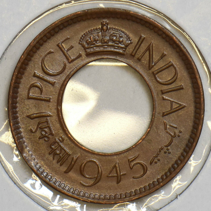 British India 1945 C Pice UNC P290146 combine shipping0