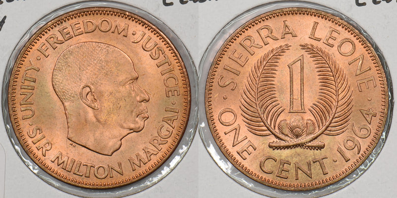 Sierra Leone 1964 Cent P190229 combine shipping0