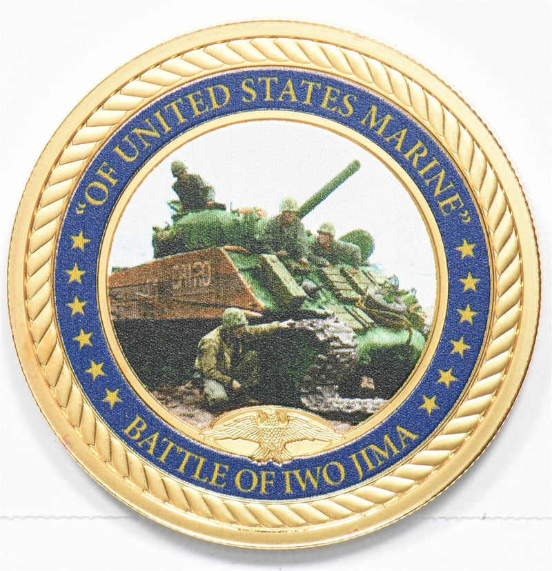 US Marine Corps Challenge Coin Battle of Iwo Jima P1913540