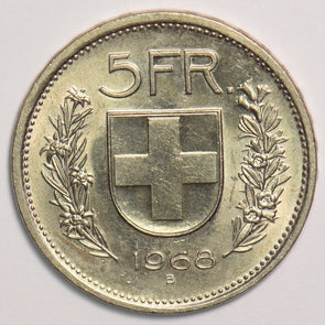 Switzerland 1968 5 Francs P150136 combine shipping2