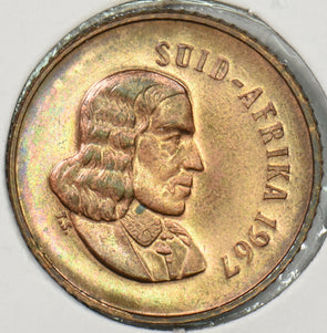 South Africa 1967 Cent Sparrows animal Proof P900312 combine shipping1