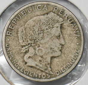 Peru 1919 5 Centavos Bust of Ceres P903537 combine shipping0