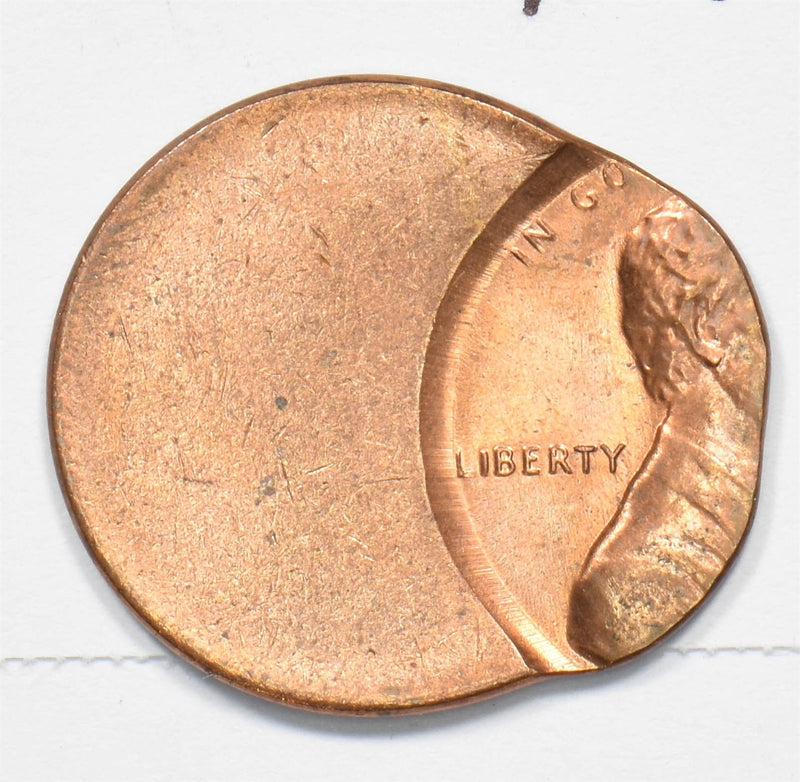 1959-2008 Lincoln Memorial Cent 70% Off Center Struck P1913240