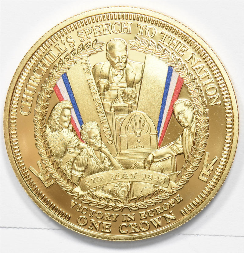 Tristan da Cunha 2015 Churchill's Speech to the Nation Crown Proof P1913520