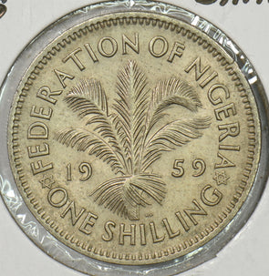 Nigeria 1959 Shilling P190370 combine shipping1