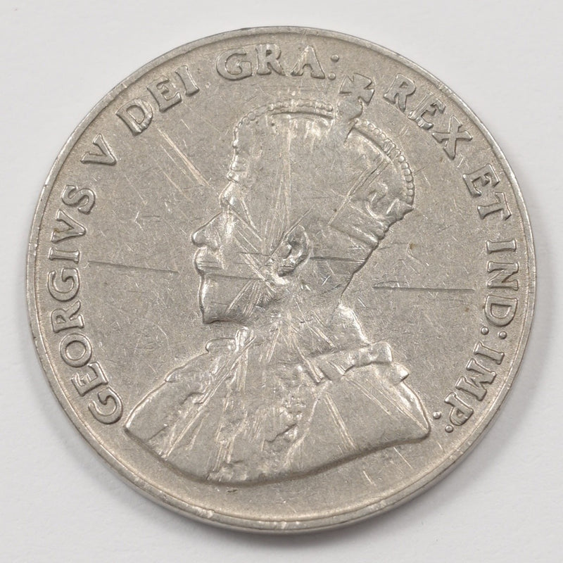 Canada 1929 George V 5 Cents P9040300
