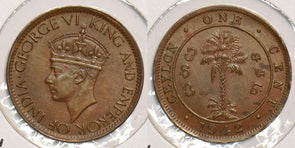 Ceylon 1942 Cent P150126 combine shipping0