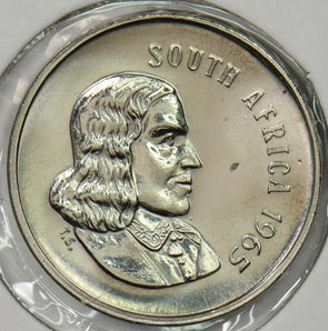 South Africa 1965 5 Cents Blue Crane animal Proof P900355 combine shipping1
