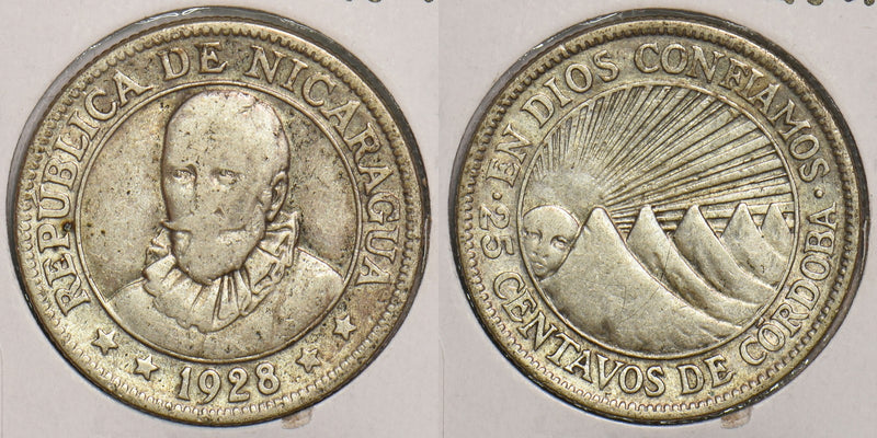 Nicaragua 1928 25 Centavos P240027 combine shipping0
