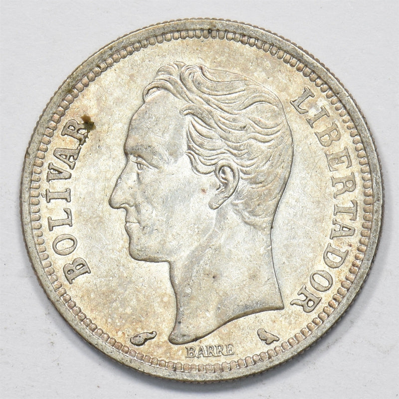Venezuela 1960 Fourth Republic Bolívar Silver P1510210