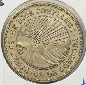 Nicaragua 1956 50 Centavos P490192 combine shipping2
