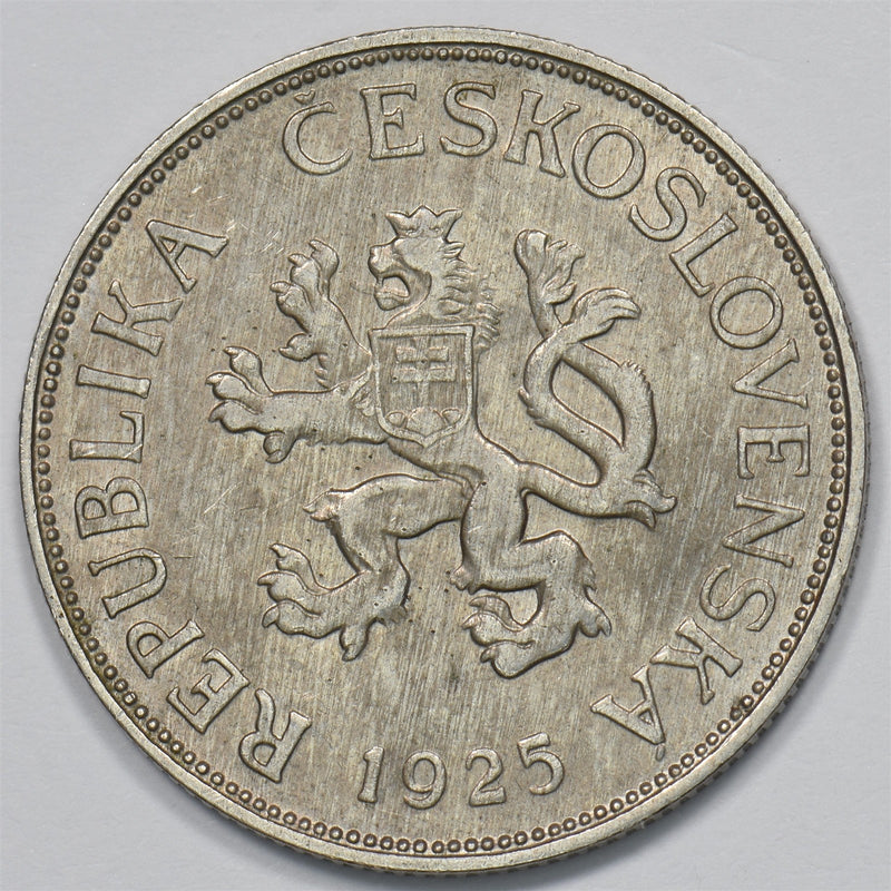 Czechoslovakia 1925-G First Republic 5 Korun P9031060