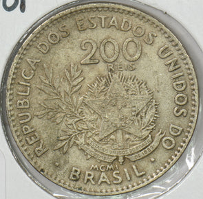 Brazil 1901 200 Reis P190570 combine shipping1