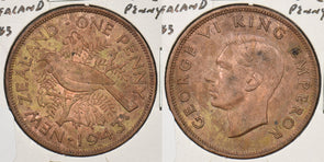 New Zealand 1943 Penny Bird animal P290429 combine shipping0