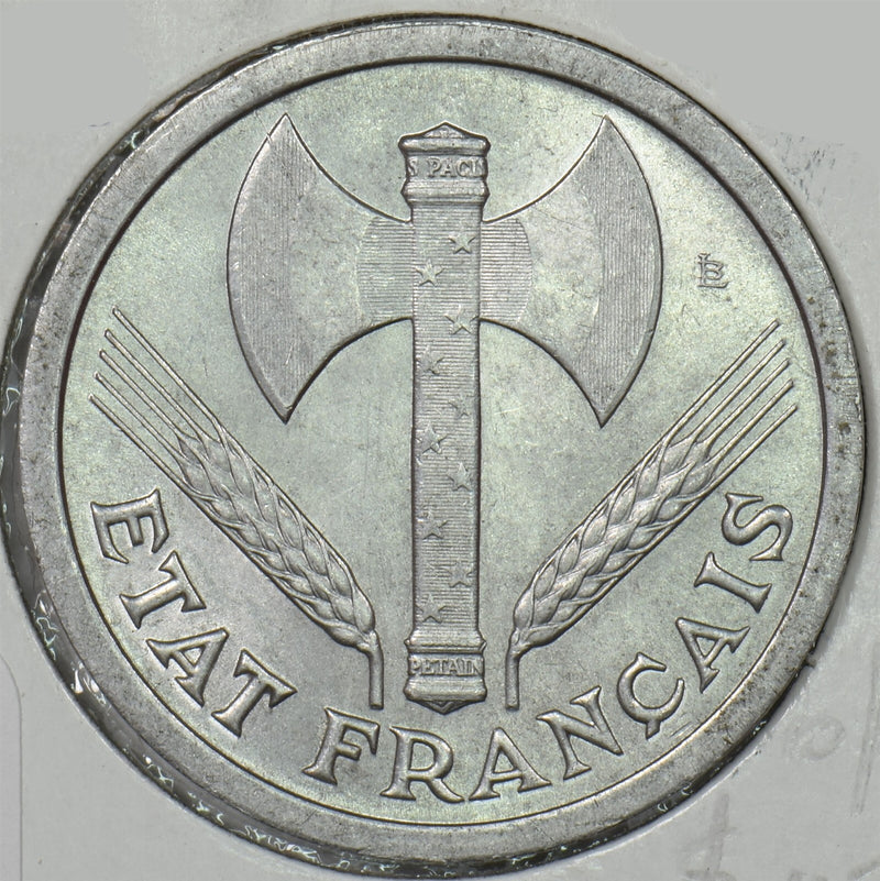 France 1943 2 Francs BU P190516 combine shipping0