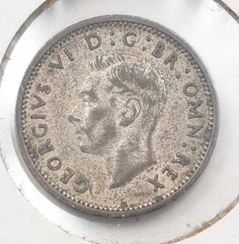 United Kingdom 1937 George VI 3 Pence Silver P9039000