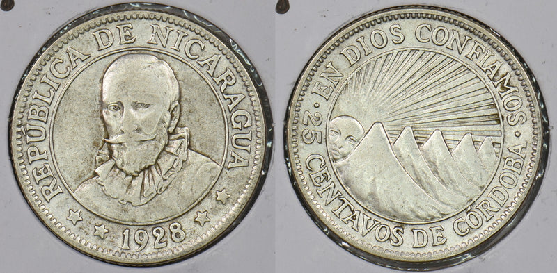 Nicaragua 1928 25 Centavos P290363 combine shipping0