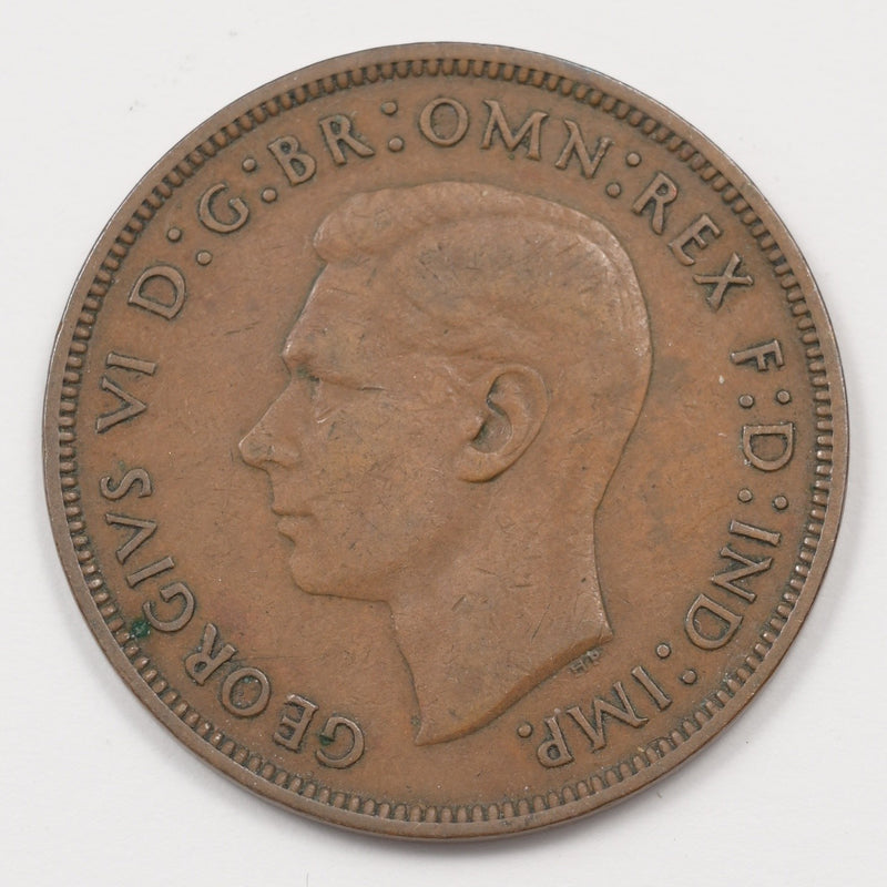 United Kingdom 1938 George VI Large Penny P9039170