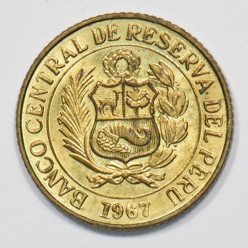 Peru 1967 National Arms 10 Centavos P1510920