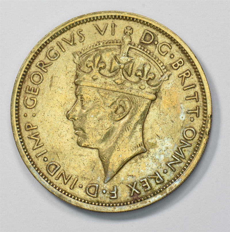British West Africa 1938 Crowned George VI 2 Shillings P1512880
