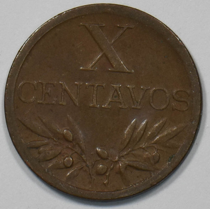 Portugal 1945 10 Centavos Five escutcheons forming a cross P902830 combine shipp0