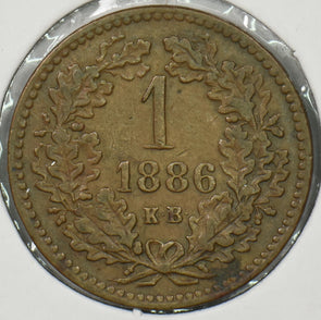 Hungary 1886 KB Krajczar P900444 combine shipping1