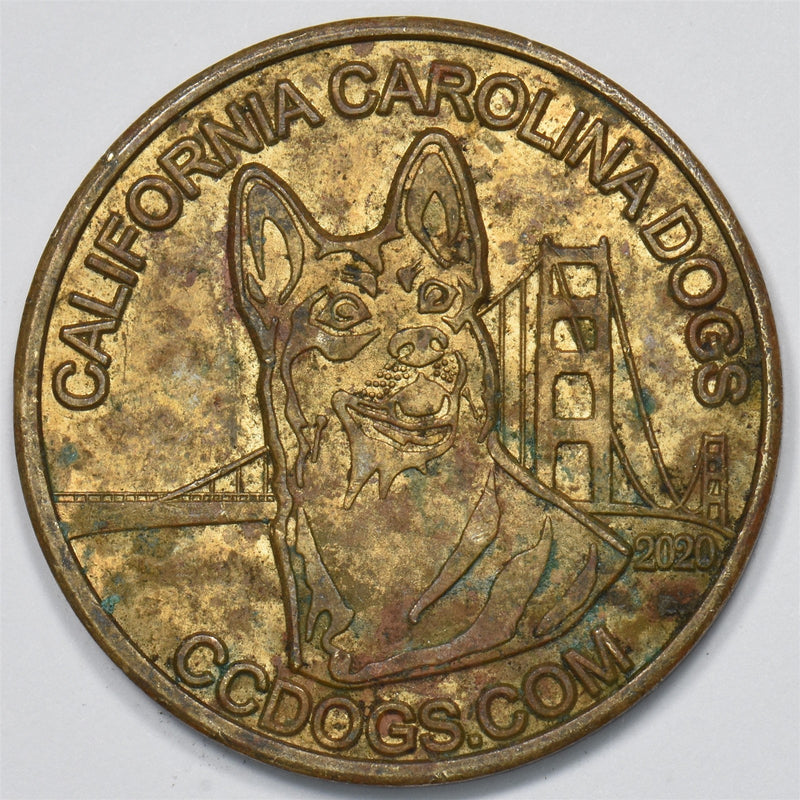 California Carolina Dogs / Squeaky Clean Car Wash $1.00 Token P9031090