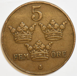 Sweden 1925 5 Ore P190022 combine shipping1