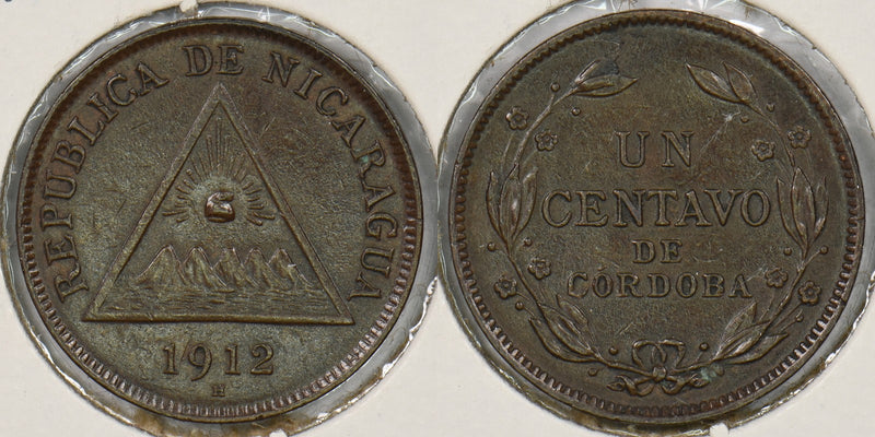 Nicaragua 1912 H Centavo P290377 combine shipping0