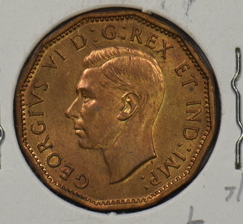 Canada 1943 5 Cents CH BU King George VI P150870 combine shipping0