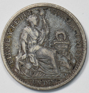 Peru 1906 Dinero Silver Seated Liberty P903523 combine shipping0