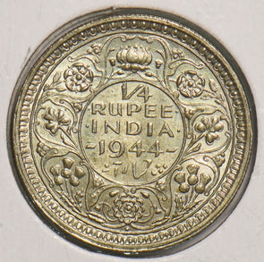 British India 1944 1/4 Rupee P490096 combine shipping2