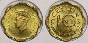 Ceylon 1951 10 Cents P290181 combine shipping0