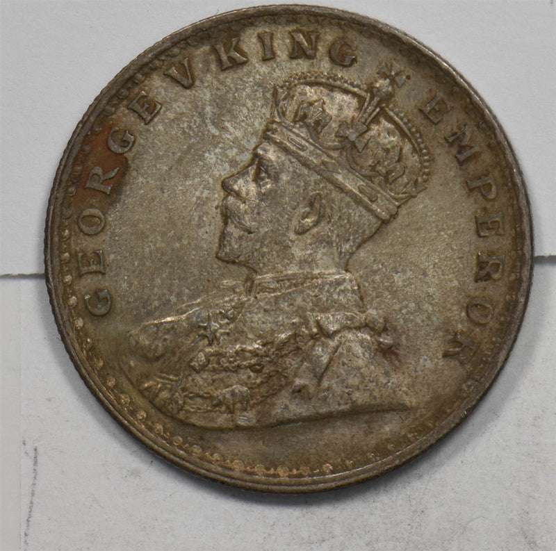 British India 1911 Pig rupee Silver AU King George V P490443 combine shipping0