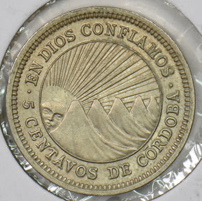Nicaragua 1962 5 Centavos P490200 combine shipping2