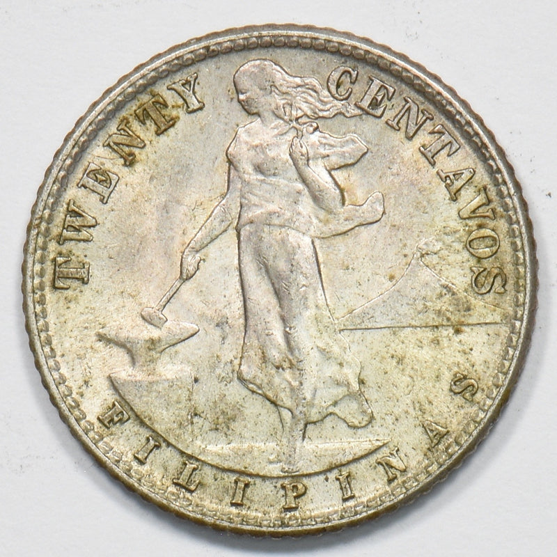 Philippines 1944-D Commonwealth 20 Centavos P1511040